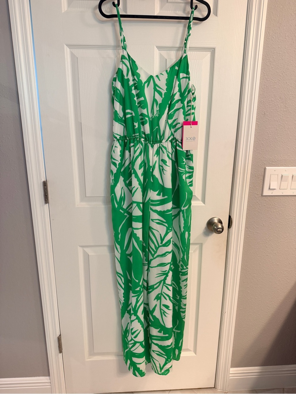 Target/Lilly Pulitzer Green and White Tropical Print  One-Piece